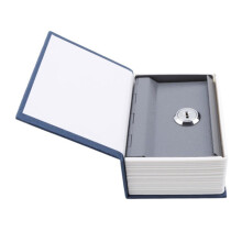 Cofre em formato de livro elegante e secreto com fechadura de combinação - Guarde suas joias e chaves com segurança!