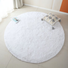 LELINTA Super Soft Washable Shag Rug, Round Anti-skid Carpet for Bedroom/Dining Room/Yoga/Play, 4ft–6ft