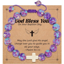Trendy Cross Bracelet for Teen Girls – Graduation, Birthday, Christmas Gift – Compatible with Teens & Kids