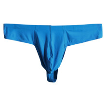 Calcinha fio dental sem fundo, roupa íntima masculina, cueca lisa, calcinha azul celeste tamanho M