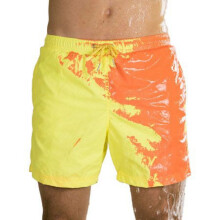 Herren Badehose mit Kordelzug, temperaturreaktiv, farbwechselnd, Strandshorts