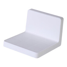 Floating Shelf Wall Hanging Shelf No Punching Floating Shelf White Ledges Self Hanging Rack Ideal for Living Room Kitchen Bathroom Storage Solutions