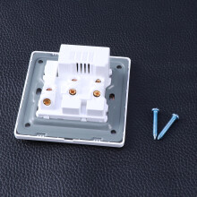 2a Dual Usb With Switch Pin Charger Face Plate For Tablets Digital Output Compatible With Au Plugs White