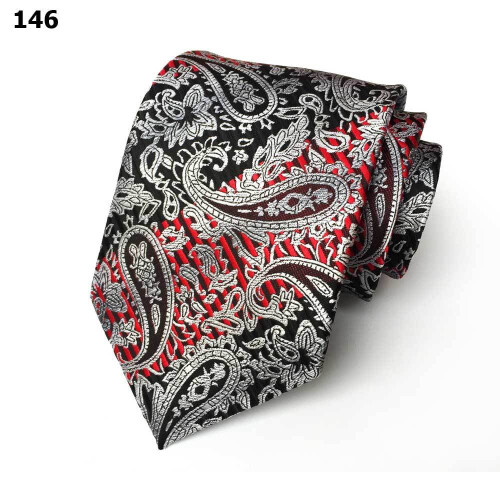 Men's Paisley Geometric Necktie 8 cm Wide