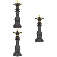 Chess Sculpture Decor Set 3 Pieces