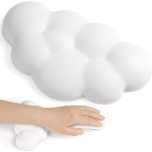Poggiapolsi Cloud per mouse – Imbottitura in gel di memory foam superfine, ergonomica per alleviare il dolore, base antiscivolo, compatibile con