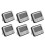 6X Digital Kitchen Countdown Timer: Teachers Classroom Counter Large LCD Loud Magnetic Clip Kids Simple Clock 1