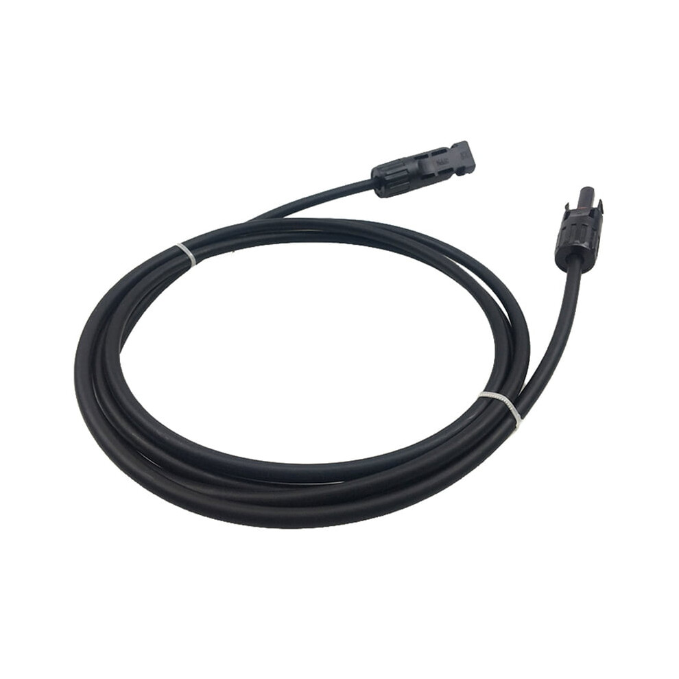 10/12Awg 1/3/5/10M Durable Solar Panel For Connector Pv Extension Cable Wire Black 5M,12Awg 9479868103719