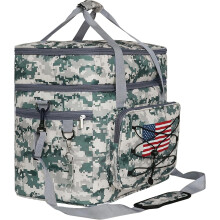 Faltbare, isolierte Kühltasche für 60 Dosen – auslaufsicher, wasserdicht, tragbar für Camping, Picknick, Strand und Reisen; kompatibel mit Auto