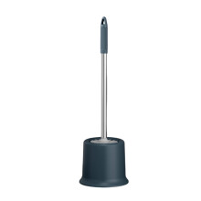 Toilet Brush Set Round Head Long Handle Soft Bristles