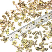 Gull anheng sett i bulk smykkelaging forsyninger antikk assortert lot blandet 200 stk