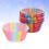 Rainbow Cupcake Liners Paper Baking Cups 100 pcs 1