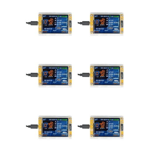 6X 1060KH/S NMMiner NerdMiner Harshrate Atualizado 2,8 Polegadas  Display Bitcoin Crypto Solo Lottery Miner NerdMiner