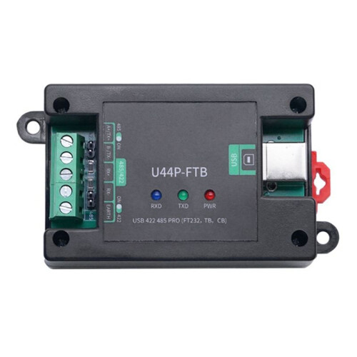 Módulo Conversor de Porta Serial com Trilho Guia DB9 Macho/Interface USB-B U44P-FTB USB 422 485 PRO(FT232,TB, CB)