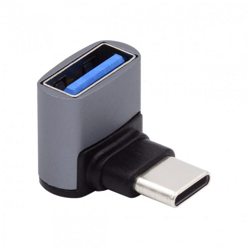 Cy Up Down Angled Usb-C Type-C To Usb 3.0 Female Otg Adapter 90 Degree For Laptop Tablet Phone 9028731042664