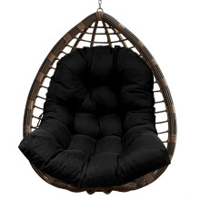 Swing Hanging Egg Chair Soft Cushion Garden Home Indoor Outdoor Patio Balcony