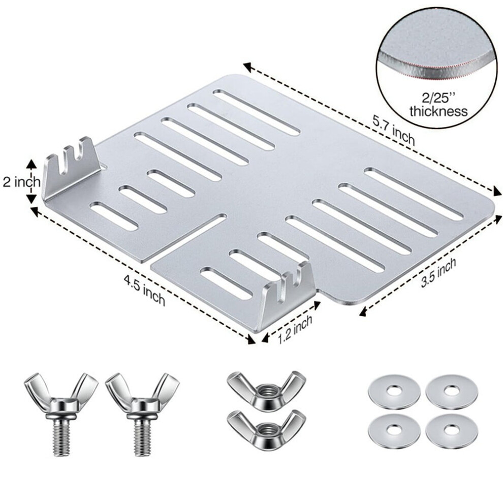 Essential Aluminum Bracket For Mr. Heater Buddy: Optimize Your Stove Fan! 9028731040264