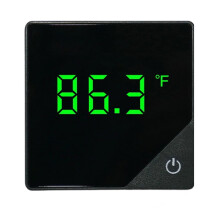 Akvariumtemperaturtermometer med plus/minus 0,5 grader Celsius og LED-display