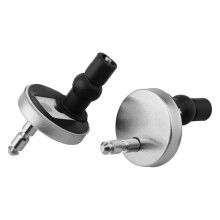 2 dobradiças para assento sanitário com fechamento superior, liberação suave, encaixe rápido e alta resistência (par).