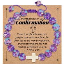 Trendy Cross Bracelet for Teens & Women – Graduation, Birthday, Christmas Gift – Compatible with Teen Girls & Daughters