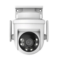 TUYA WiFi Outdoor Rainproof Camera 6MP 2.4G & 5G RJ45 Wired Two-Way Intercom Night Vision Al Motion Detection EU Plug