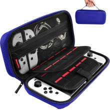 DayDayUp Switch-Tragetasche, kompatibel mit Nintendo Switch 2, bietet Platz für 24 Spiele, robuste Reisetasche für Konsole und Zubehör