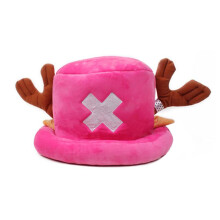 Sombrero de cubo de peluche de Tony Tony Chopper de anime, accesorios para cosplay