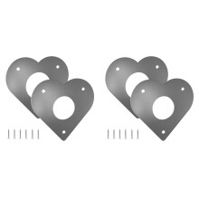 4x Woodpecker Protection for Nesting Box and Bird House - Extra Safe Flight Hole Protection (28 + 32 mm)