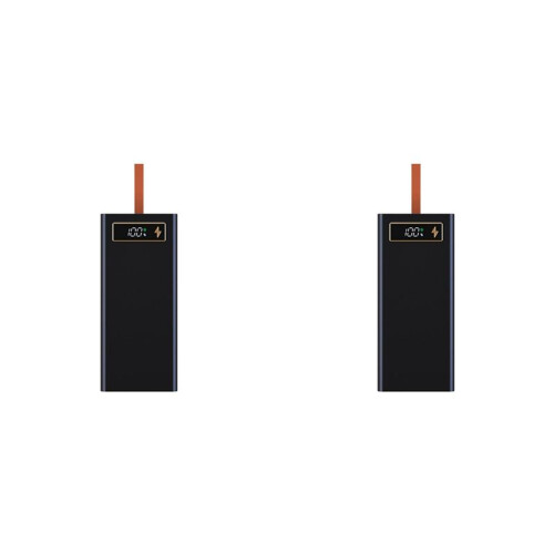 2X DIY Power Case Box 40x18650 Battery Pack with LED Lighting and Advanced Charging Protocols Detachable Battery Case B