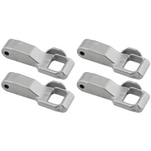 4 Pièces MFG63099101 Verrou de Porte de Lave-Linge pour pour Elite à Chargement Frontal - Crochet de Verrouillage de Porte de Remplacement