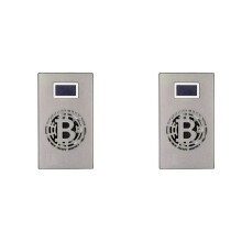 2X Bitcoin Lucky Miner 500G/S BM1366 Asic Chip Silent Cryptocurrency Mining Machine with Power Supply EU Plug
