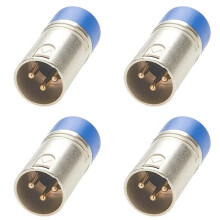 4X XLR 3Pin DMX512 Terminator Resistor,Terminal Resistance for Digital Multiplex Light Moving Heads Light Stage