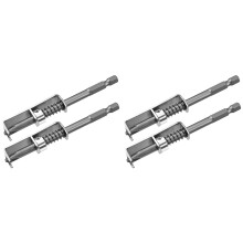 4 Pcs Spring-Loaded Screw Holder Bit, Anti-Drop Screwdriver Bit, Single-Hand Operation Bit Holder for Electricians