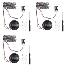 3X Recordable Sound Module 8M MP3 Button Control Music Voice Player Board with Speaker