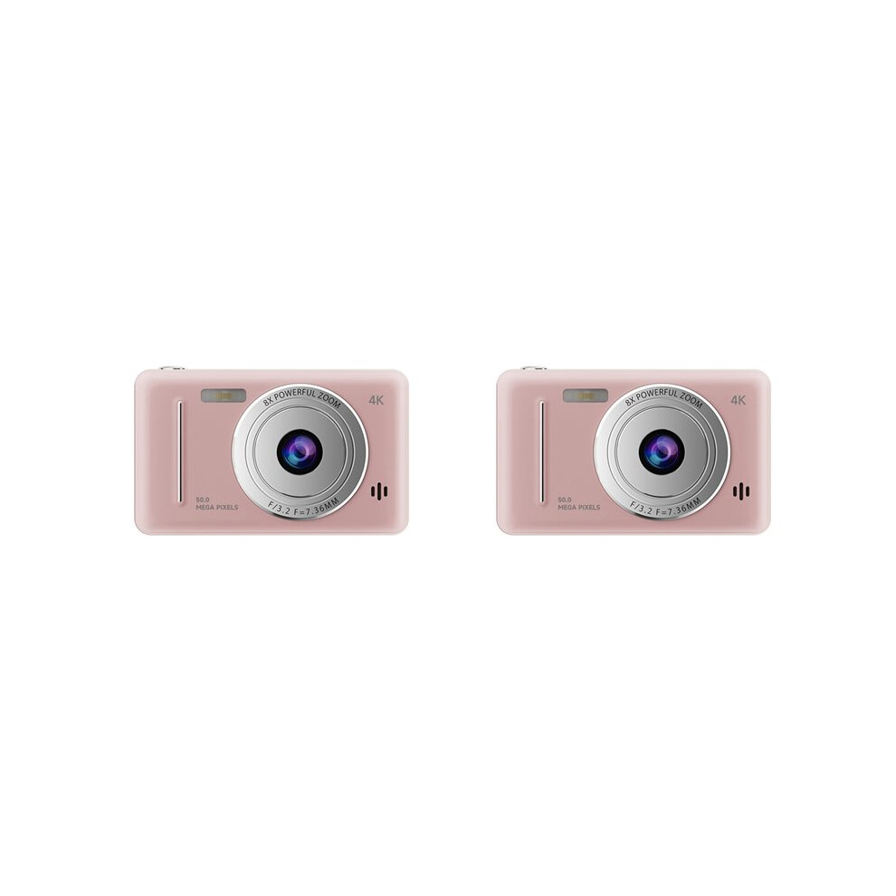 2X 4K Digital Camera Retro Ccd Camera Entry-Level Camera Dual Camera Flash 50 Million Pixels Auto Focus Camera,A 6033605804807