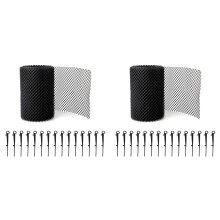 2X Mesh Gutter Guard Leaf Protection Mat Guttering Block Leaves Prevent Clogging Garden Protection Net