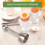 6X Egg Cutters, Egg Slicer Kitchen Egg Opener Tool Egg Cracker Remover Egg Shells Separator for Hard Soft Boiled Eggs 1