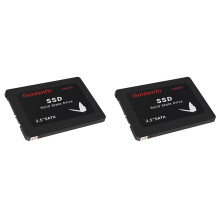 2X Goldenfir SSD 120GB SSD 2.5 Inch SATAIII Built-in Solid State Drive for Server Desktop Laptop Universal Black