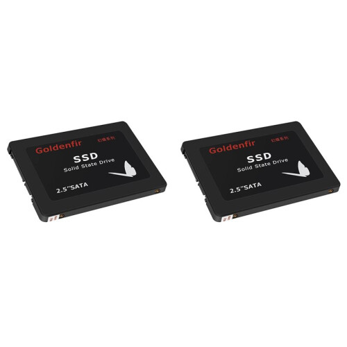 2X Goldenfir SSD 120 GB SSD 2,5 Polegadas SATAIII Built-In Unidade de Estado Sólido para Servidor Desktop Laptop Universal Preto
