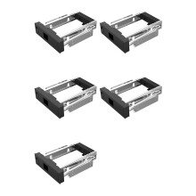 5X 1106SS 5.25 Trayless Hot Swap Mobile Rack CD-ROM Adattatore SSD per Disco Rigido Interno da 3,5 Pollici - Nero