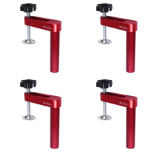 4X Woodworking Quick Acting Hold Down Clamp,Woodworking Bench Dog Clamp Fast Fixed Clip Tools for 19MM Holes