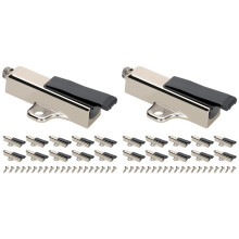 20Pack Soft Close Cabinet Damper for Cabinet Doors/Wardrobe Doors,Metal Soft Close Cabinet Door Damper with Screws