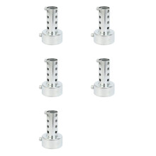 5X Silver Motorcycle Exhaust Can Muffler Insert Baffle DB Killer Silencer 48mm X 80mm