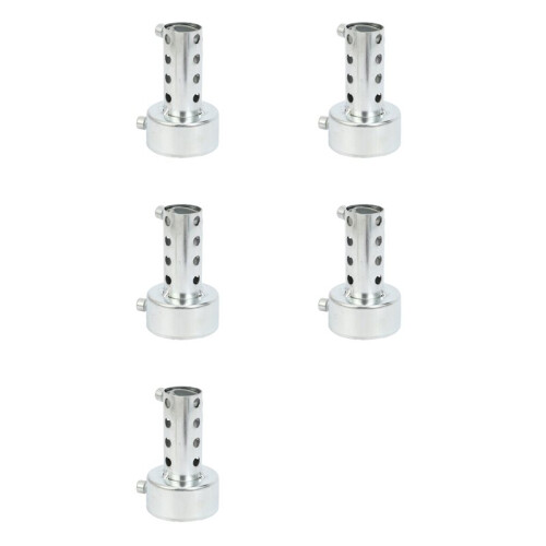 5X Silver Motorcycle Exhaust Can Muffler Insert Baffle DB Killer Silencer 48mm X 80mm