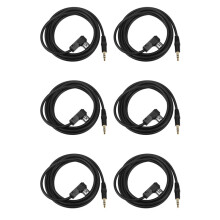 6X Auto 3,5 mm Stereo Jack Fuer / Ai-NET 4FT 100 cm Aux Auto Audio Kabel Fit Fuer Adapter Fuer Telefon