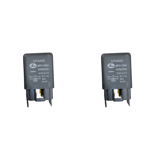 2X MR312504 Engine Control Relay for  Pajero Shogun MK3 3.2 DID 2000-2006 E8T10197