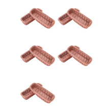 10 Pc Rotin en Plastique Panier à Couverts Panier Rectangulaire Boîte de Rangement Couverts Fourche Baguettes Pain Cake Fruit de Stockage