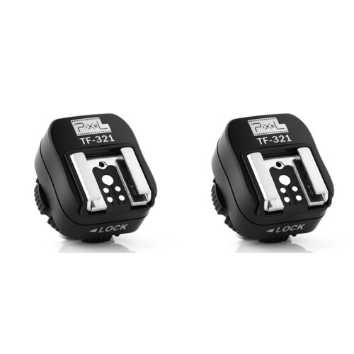 2X PIXEL TF-321 TTL for  Hot Shoe Converter to PC Sync Socket Convert Adapter