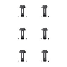 6X Clip de Cinto para LINTON LT-6100 Rádio Bidirecional Walkie Talkie Clipe de Cinto