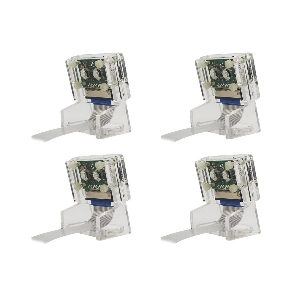4X Ov5647 Camera Acrylic Holder Transparent Webcam Bracket For Raspberry Pi 3 Camera 6032689483915
